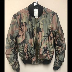 Camo Bomber Jacket